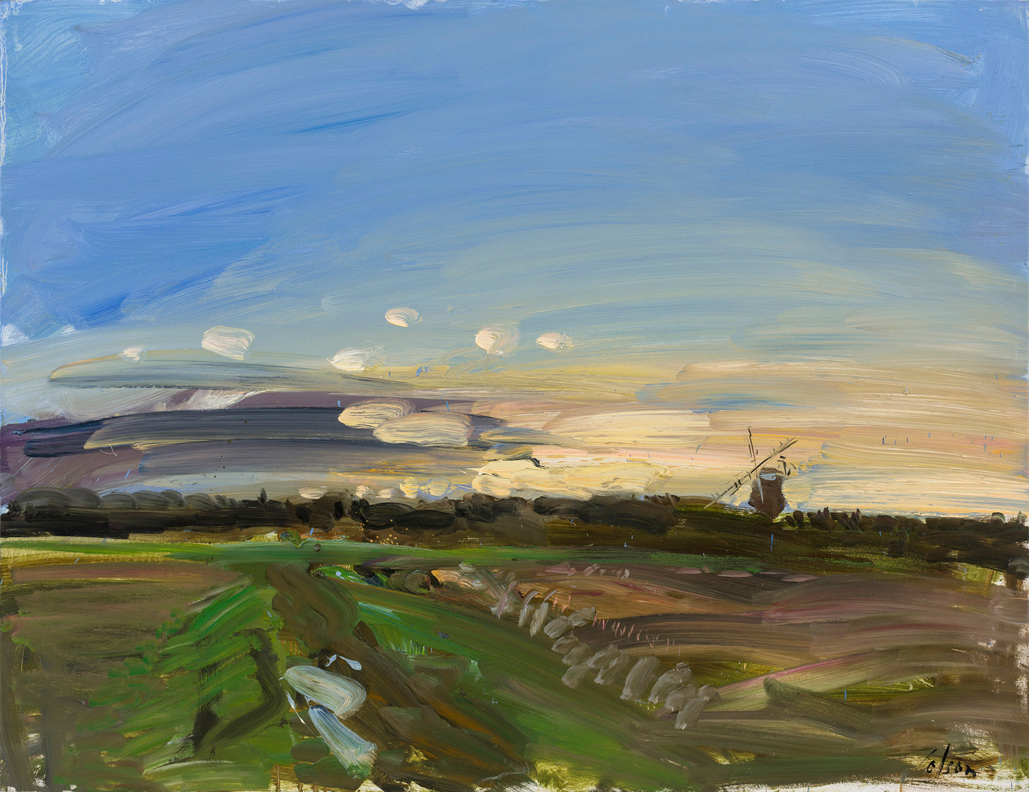 Cley Mill Evening Light by Richard COlson