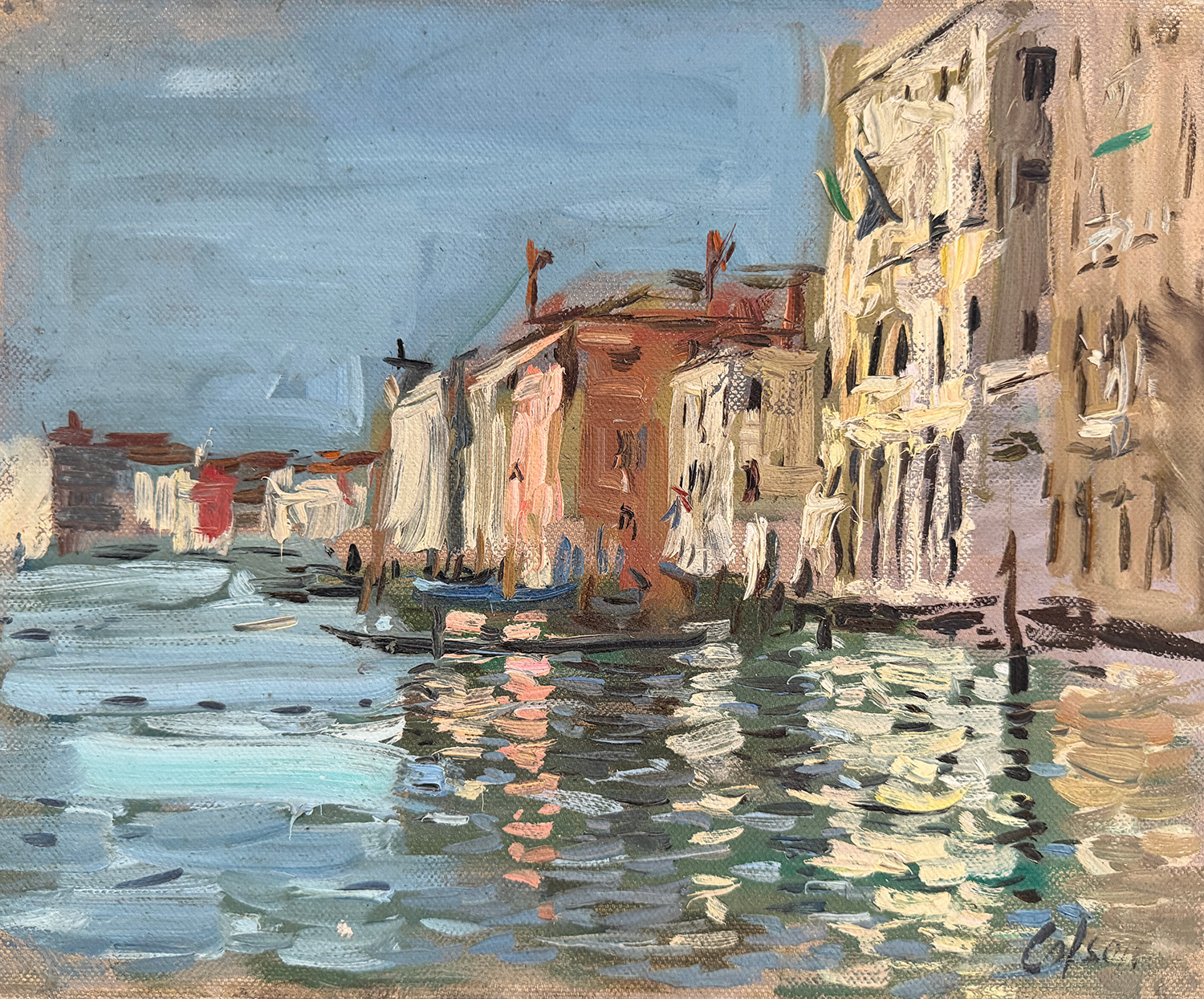 Grand Canal from Campo Remer by Richard Colson